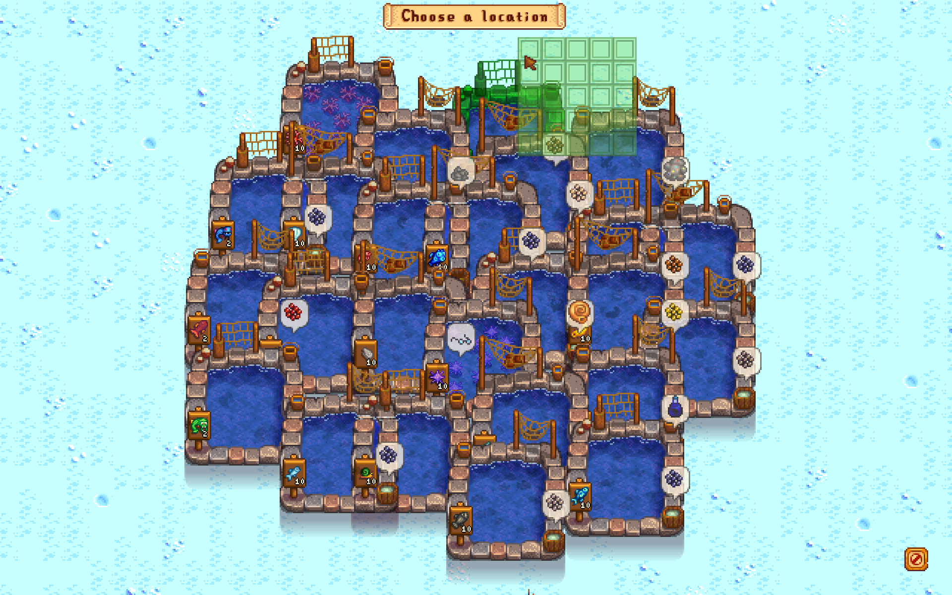 Build On Any Tile mod for Stardew Valley