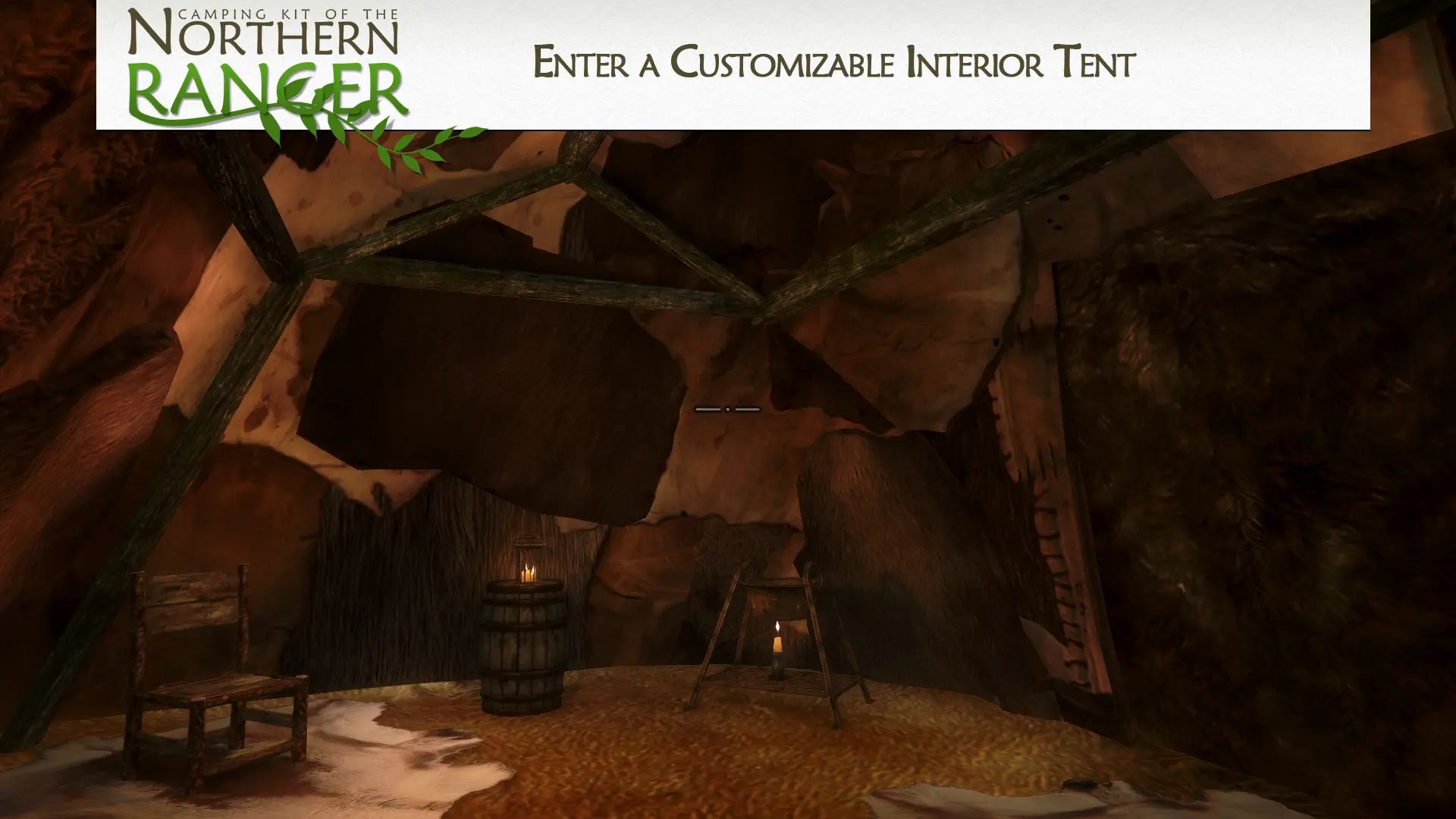 Camping Kit of the Northern Ranger - SSE mod for The Elder Scrolls V: Skyrim Special Edition