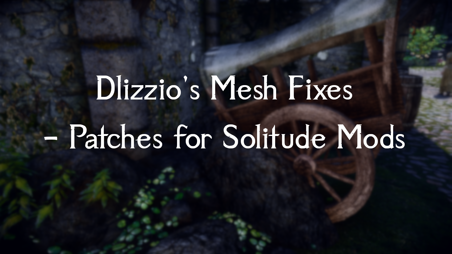 Dlizzio's Mesh Fixes - Patches for Solitude Mods mod for The Elder Scrolls V: Skyrim Special Edition