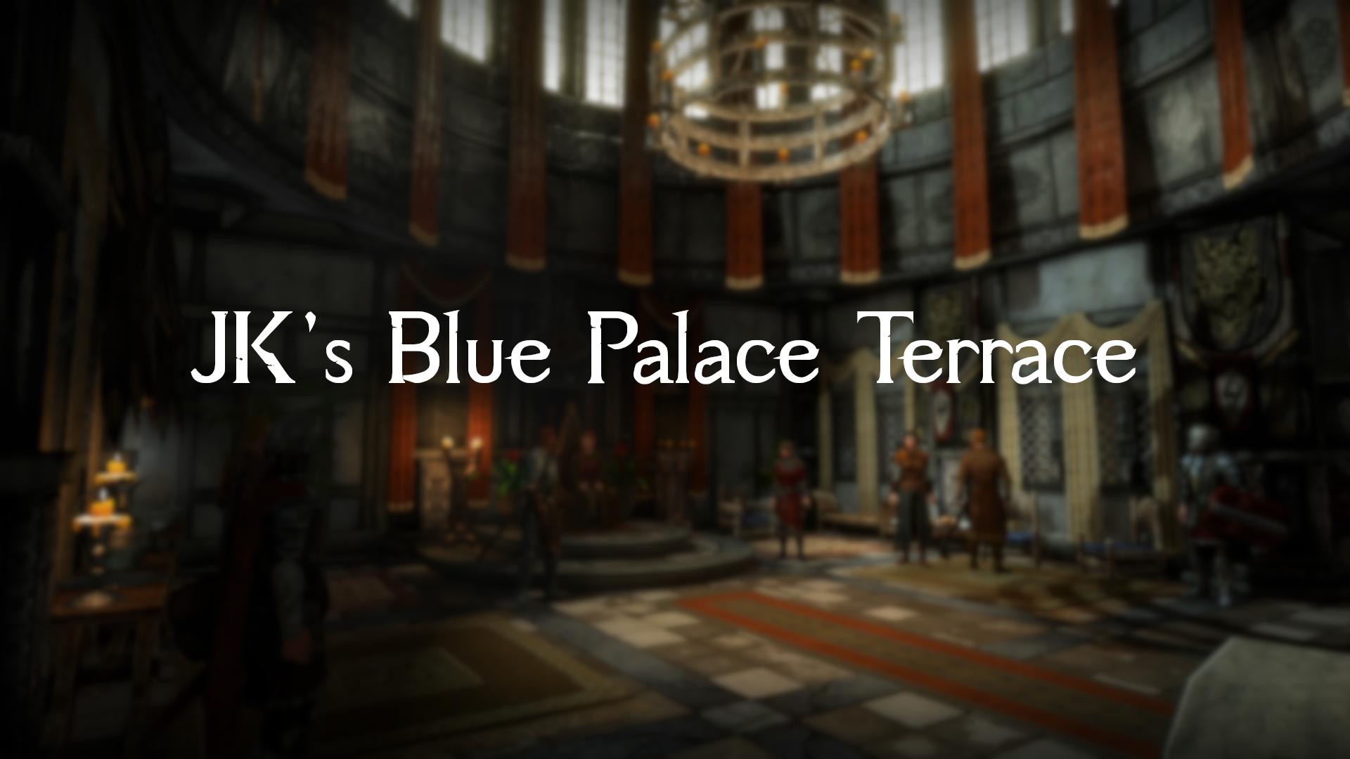 JK's Blue Palace Terrace mod for The Elder Scrolls V: Skyrim Special Edition