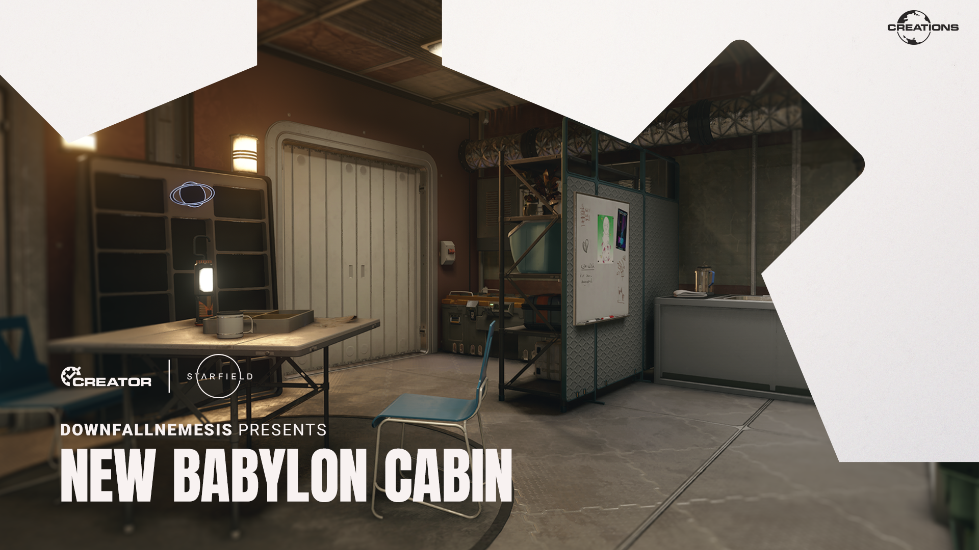 New Babylon Cabin mod for Starfield