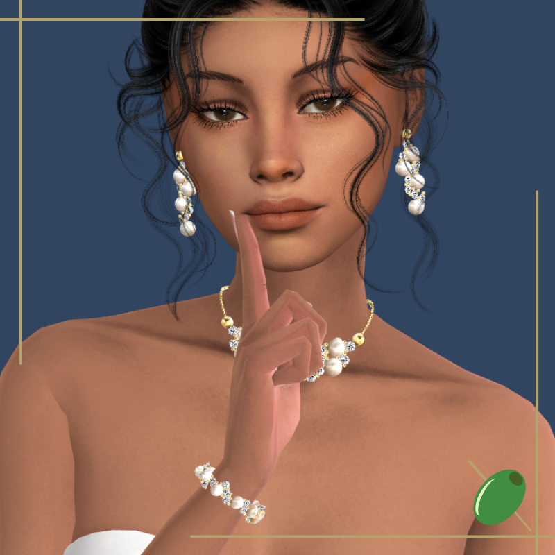 Meredith Bridal Bracelet mod for The Sims 4 