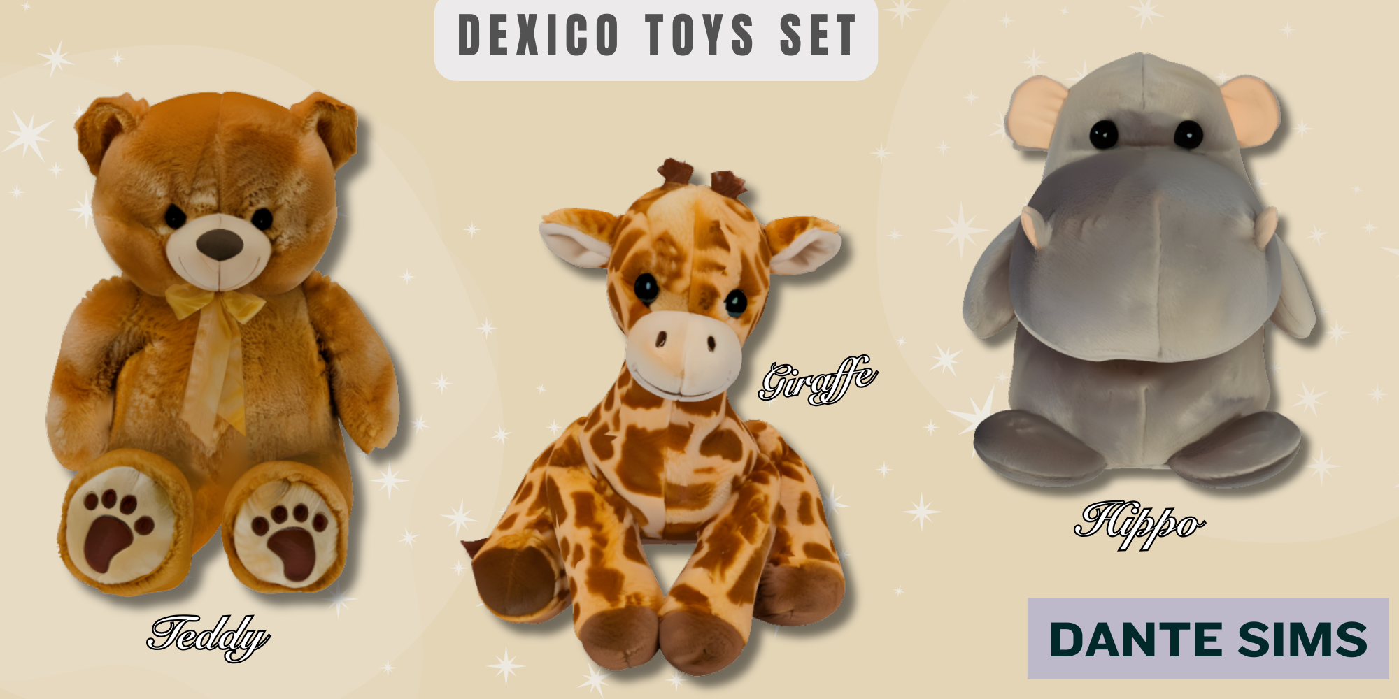 Dexico toys set mod for The Sims 4 