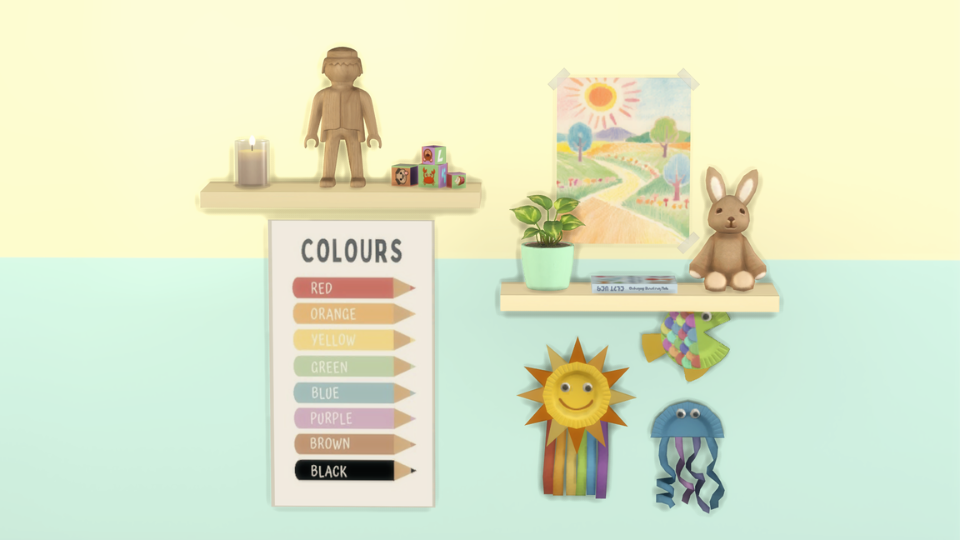 Wooden Playmobil mod for The Sims 4 