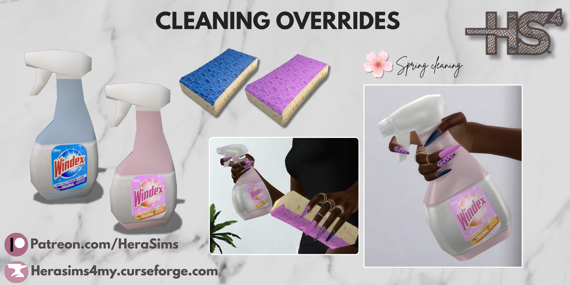 Spring cleaning overrides mod for The Sims 4 