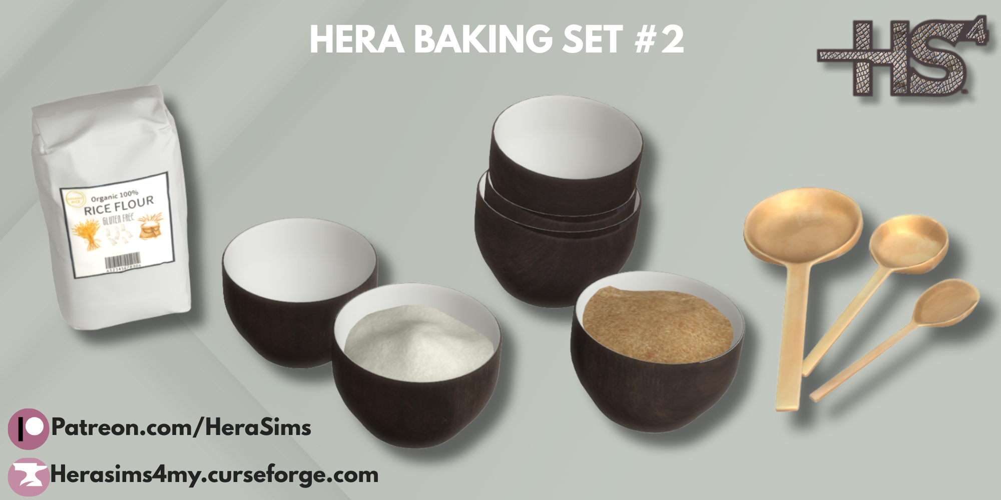 Hera Baking set #2 mod for The Sims 4 