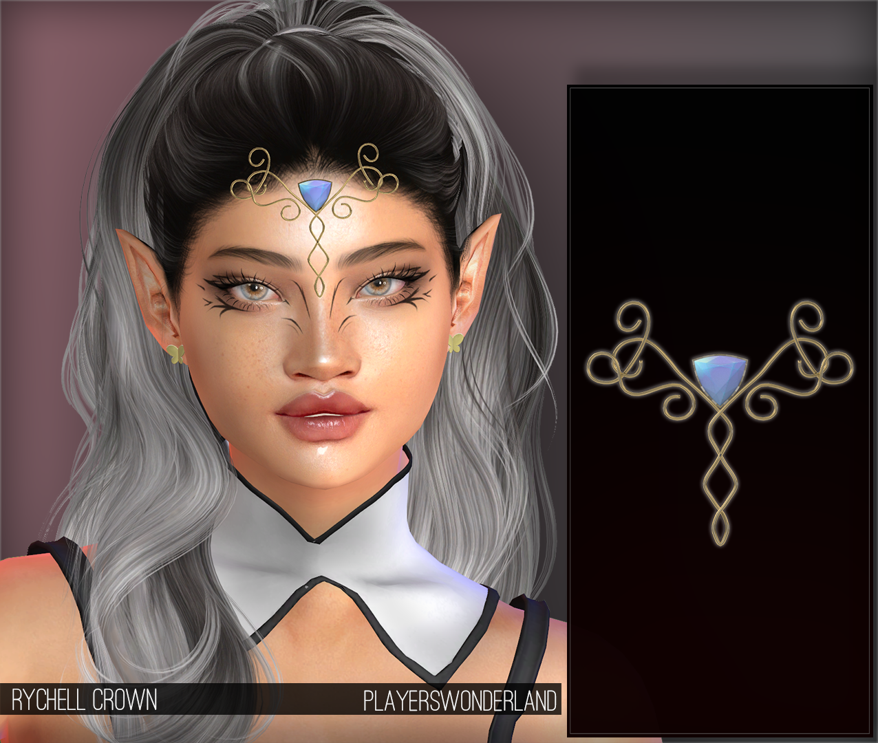 Rychell Crown mod for The Sims 4 