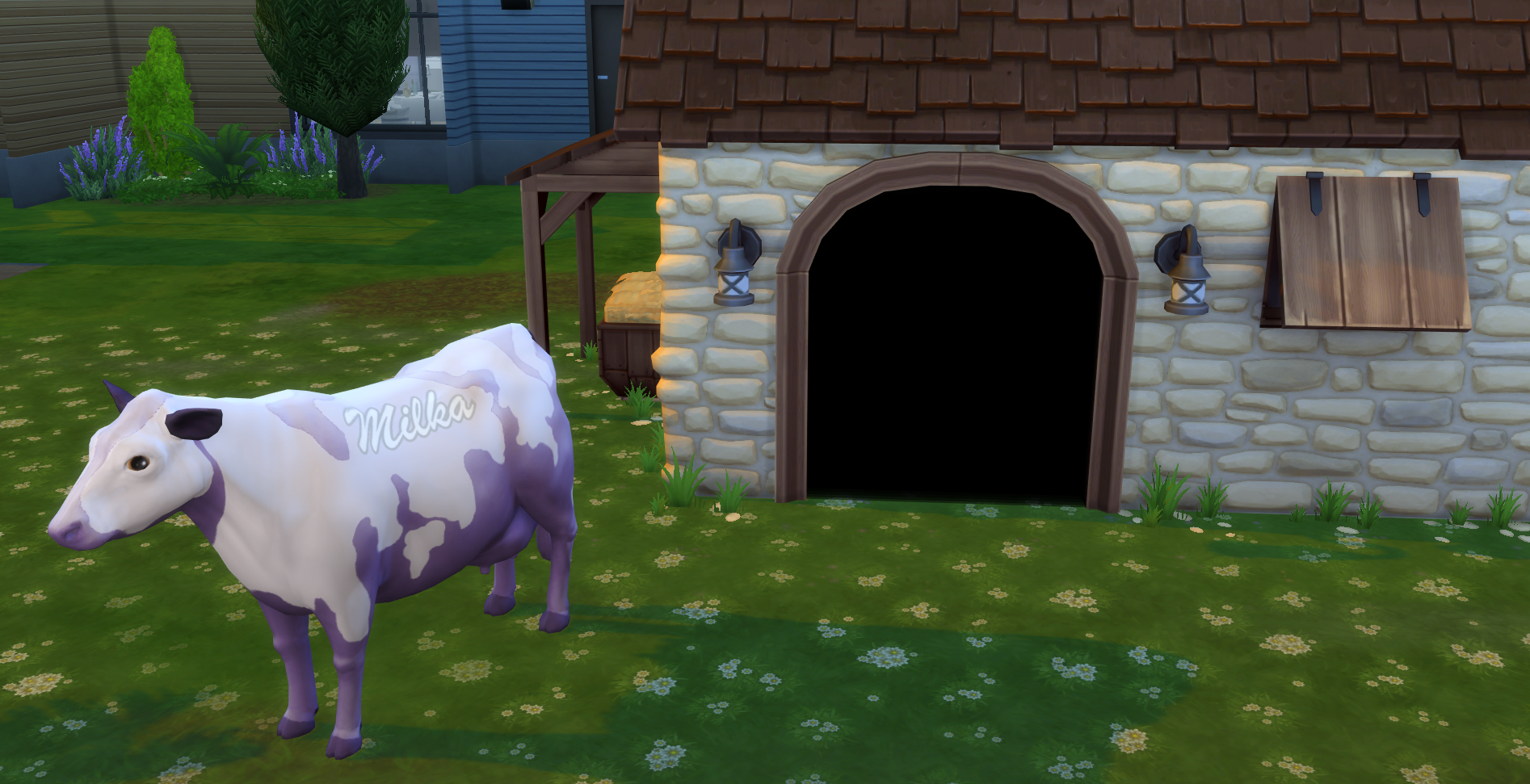 Milka spotted cow Override mod for The Sims 4 