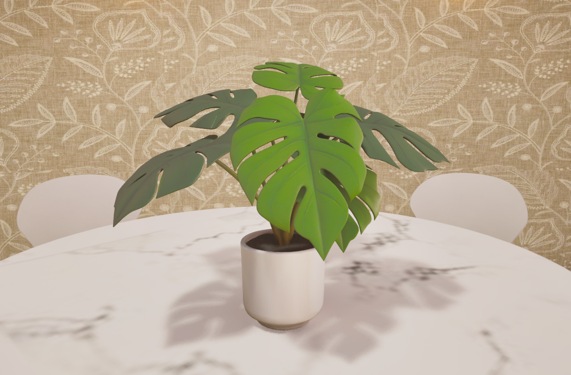 Monstera plant mod for InZOI