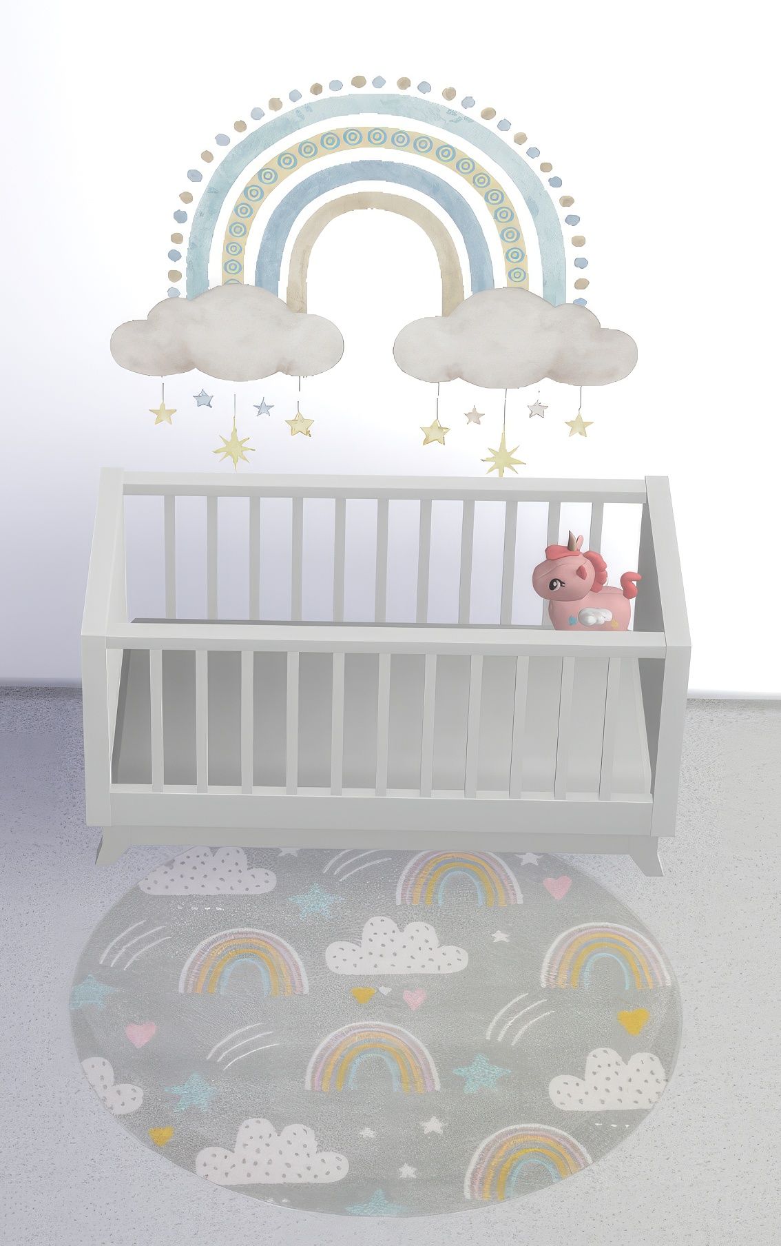Dreamy unicorn rugs set mod for The Sims 4 