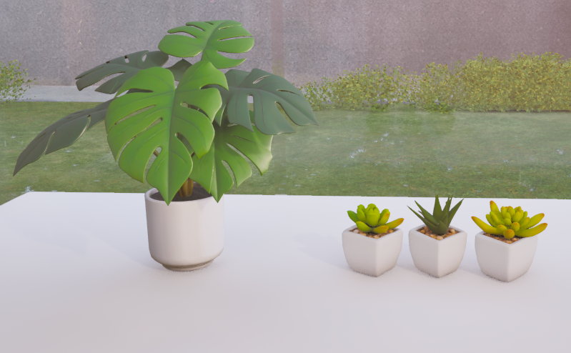 Monstera plant mod for InZOI