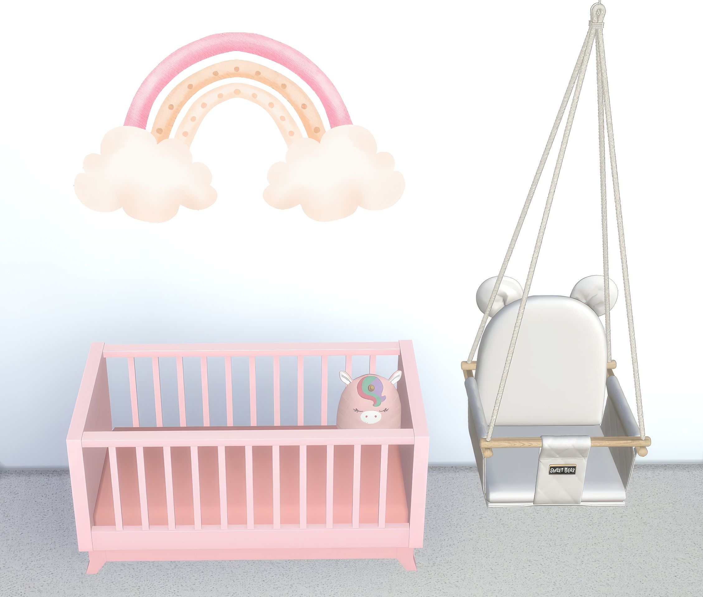 Teddy wall stickers - set mod for The Sims 4 