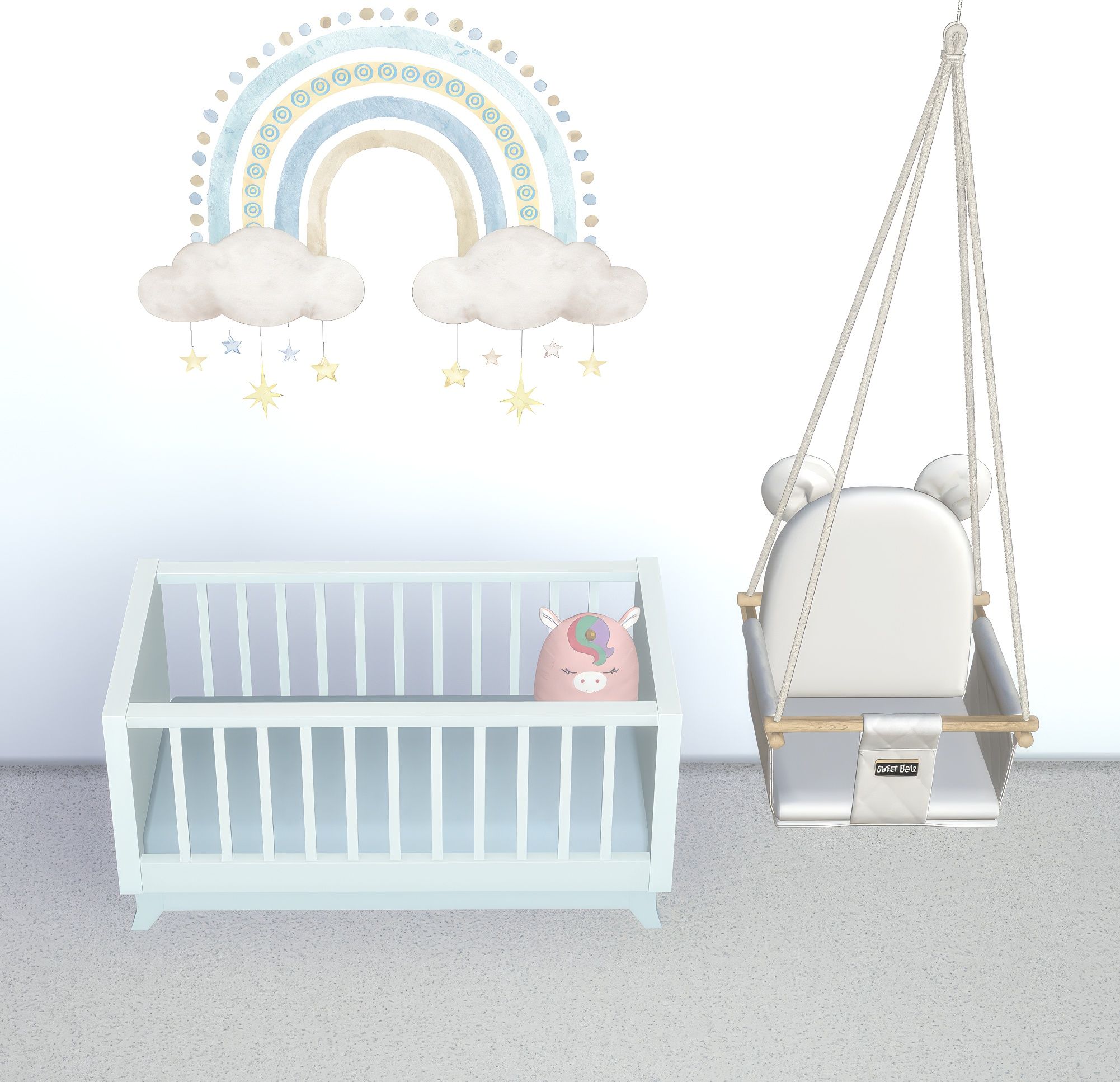 Teddy wall stickers - set mod for The Sims 4 