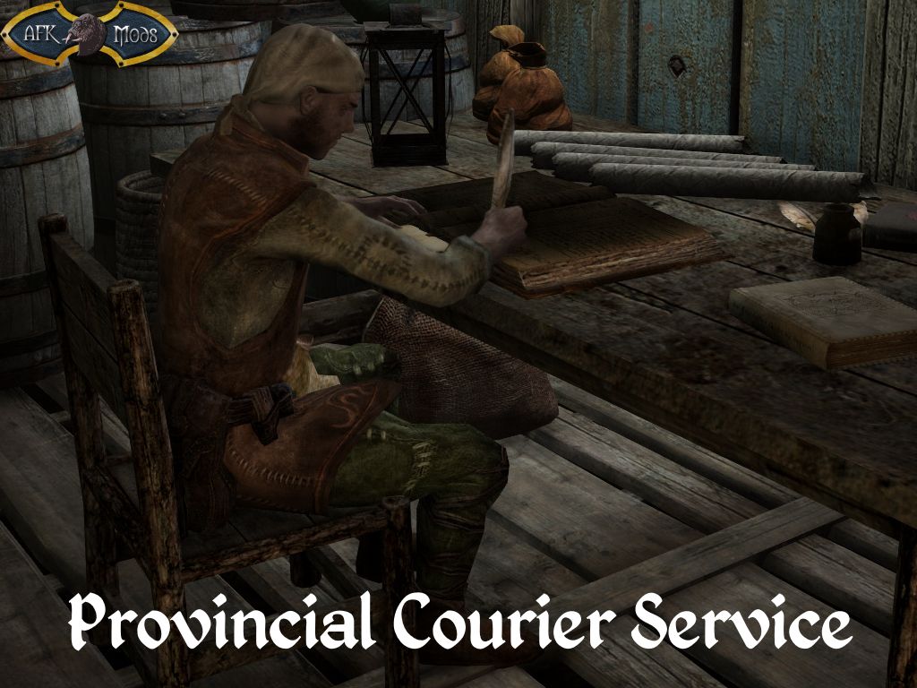Provincial Courier Service mod for The Elder Scrolls V: Skyrim Special Edition