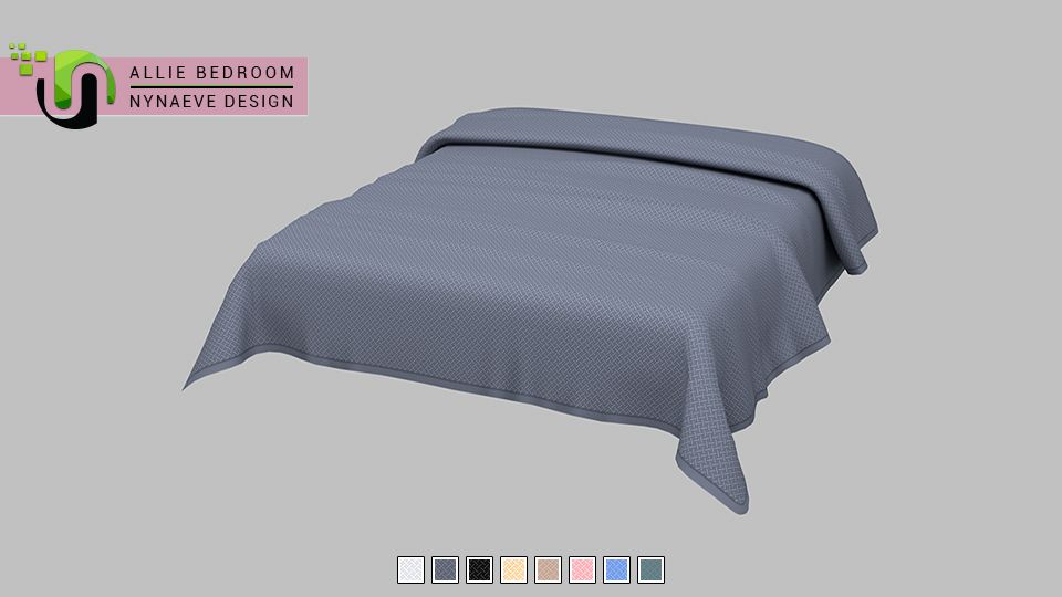 Allie Bedroom mod for The Sims 4 