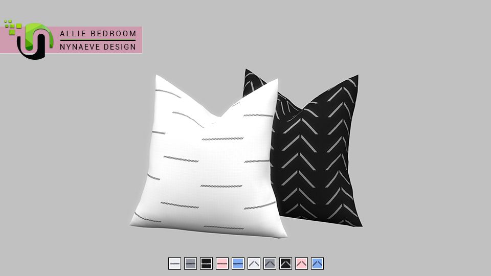 Allie Bedroom Decor mod for The Sims 4 