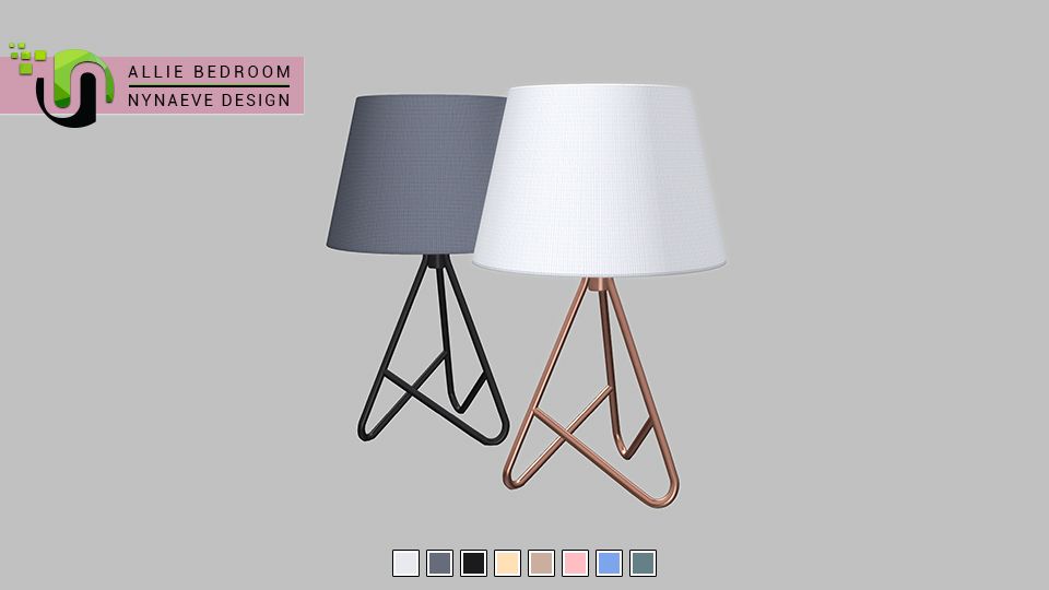 Allie Bedroom Decor mod for The Sims 4 