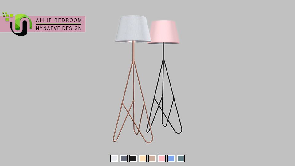Allie Bedroom Decor mod for The Sims 4 