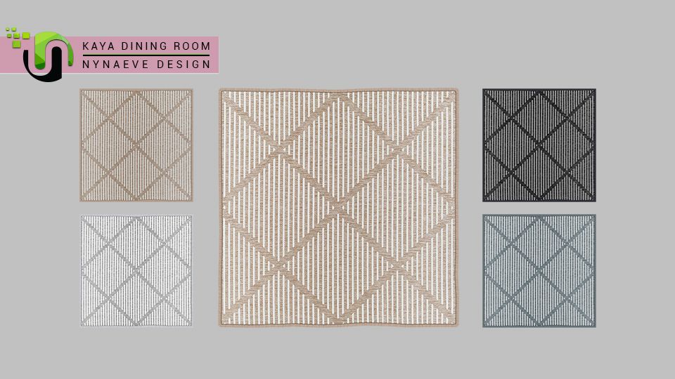 Kaya Dining Room mod for The Sims 4 