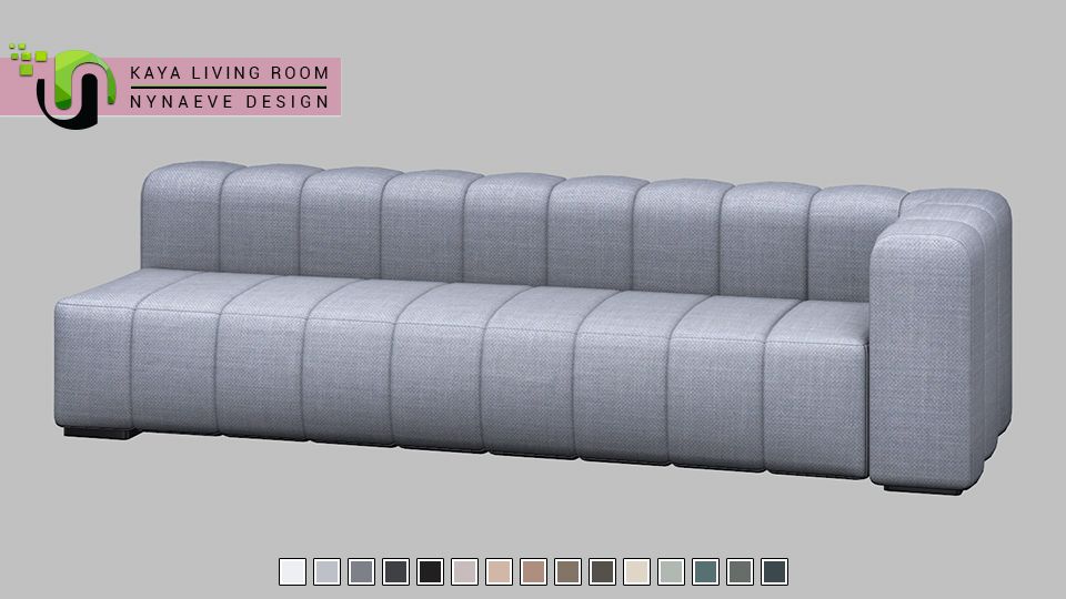 Kaya Living Room - Part 1 mod for The Sims 4 