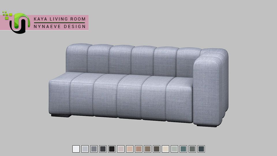 Kaya Living Room - Part 1 mod for The Sims 4 