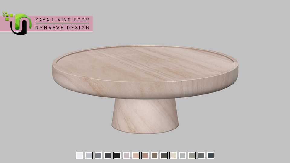 Kaya Living Room - Part 1 mod for The Sims 4 