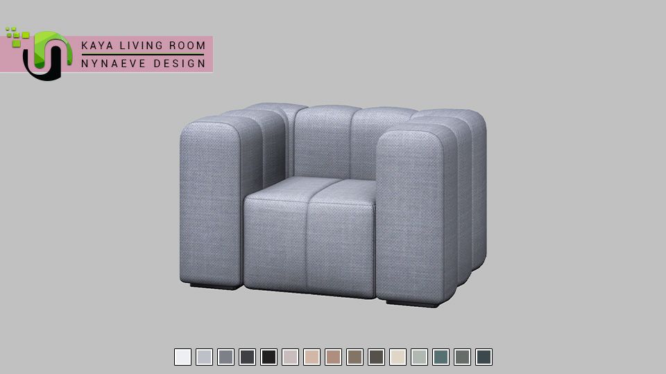 Kaya Living Room - Part 2 mod for The Sims 4 