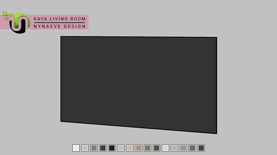 Kaya Living Room - Part 2 mod for The Sims 4 