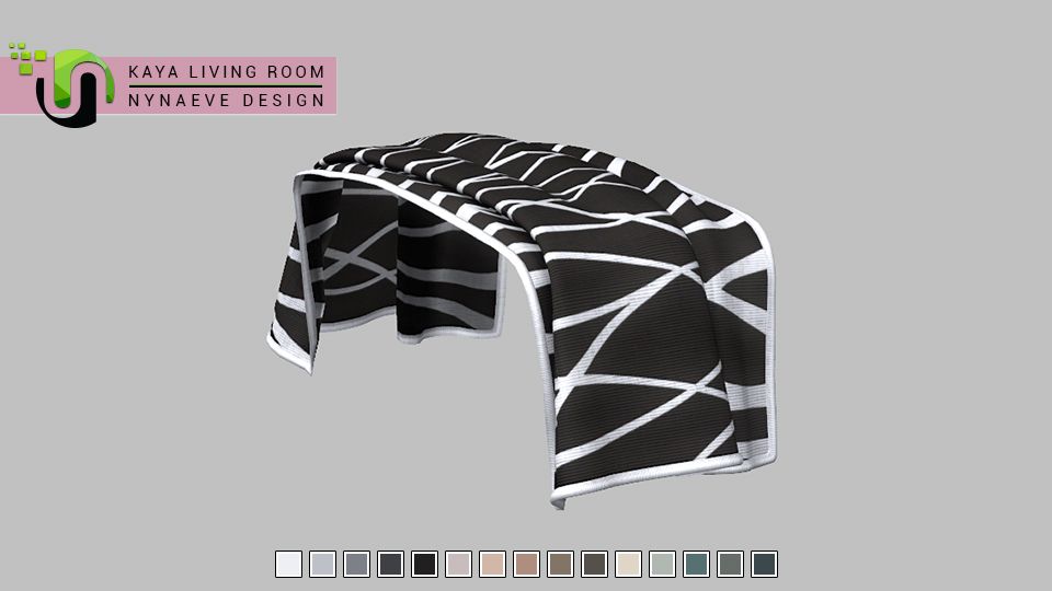 Kaya Living Room - Part 2 mod for The Sims 4 