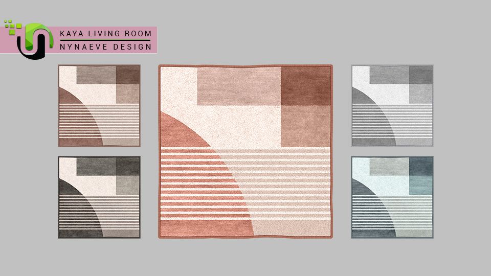 Kaya Living Room - Part 2 mod for The Sims 4 