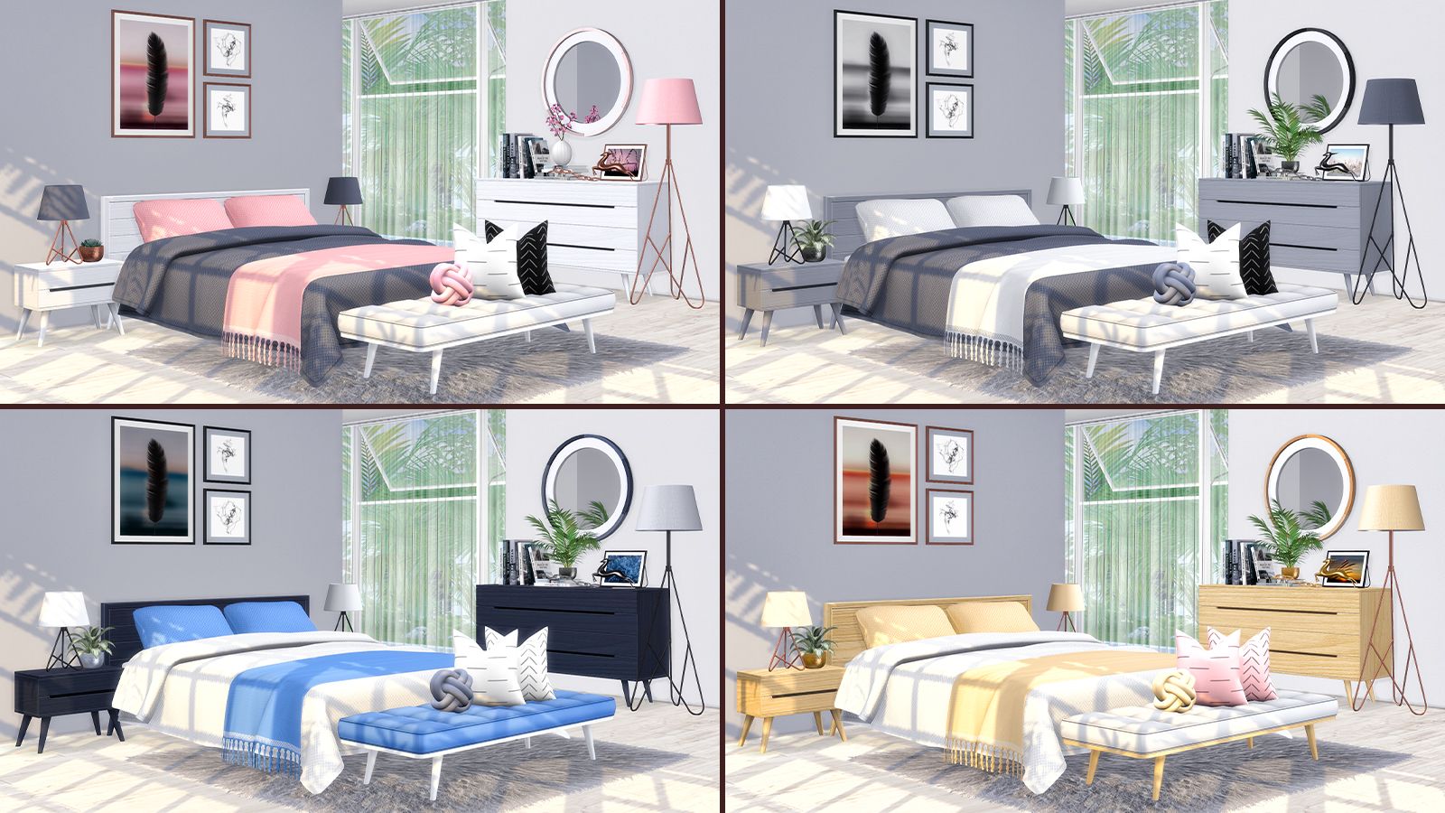 Allie Bedroom mod for The Sims 4 
