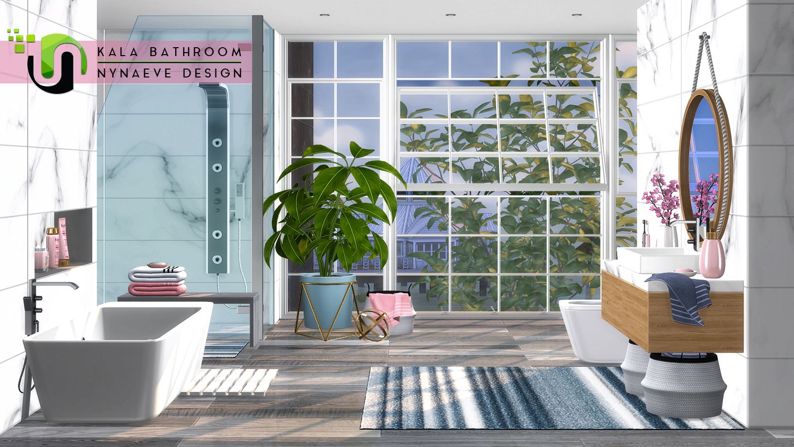 Kala Bathroom mod for The Sims 4 