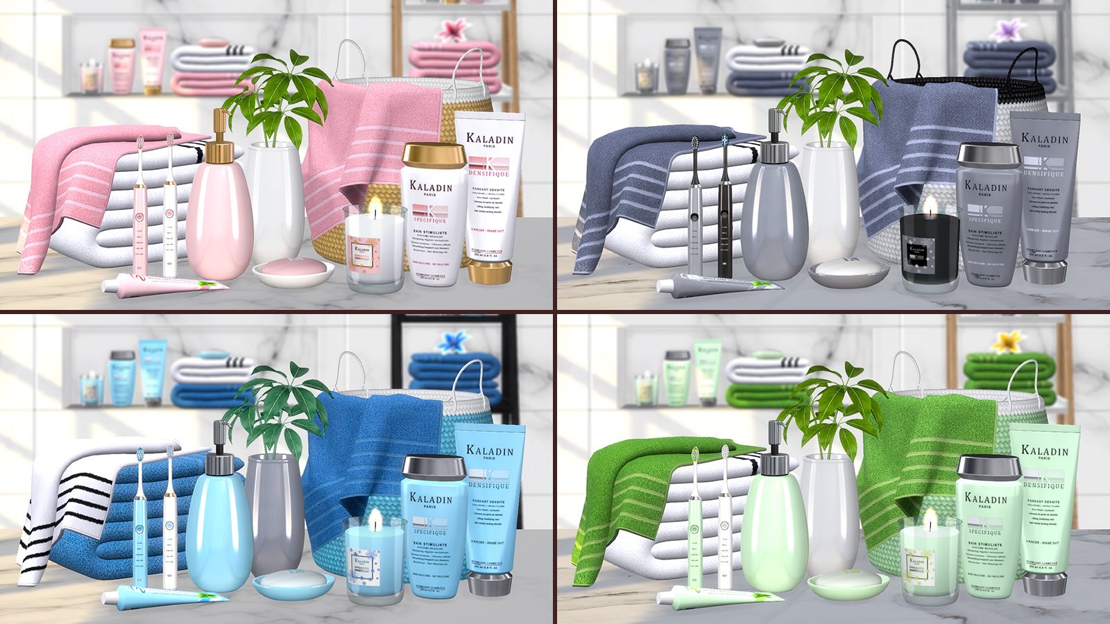 Kala Bathroom Decor mod for The Sims 4 