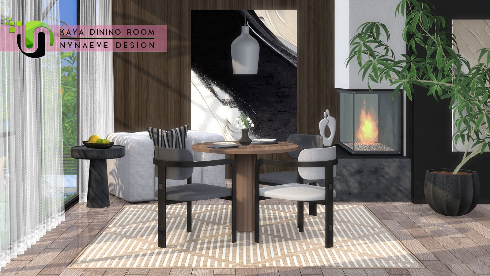 Kaya Dining Room mod for The Sims 4 