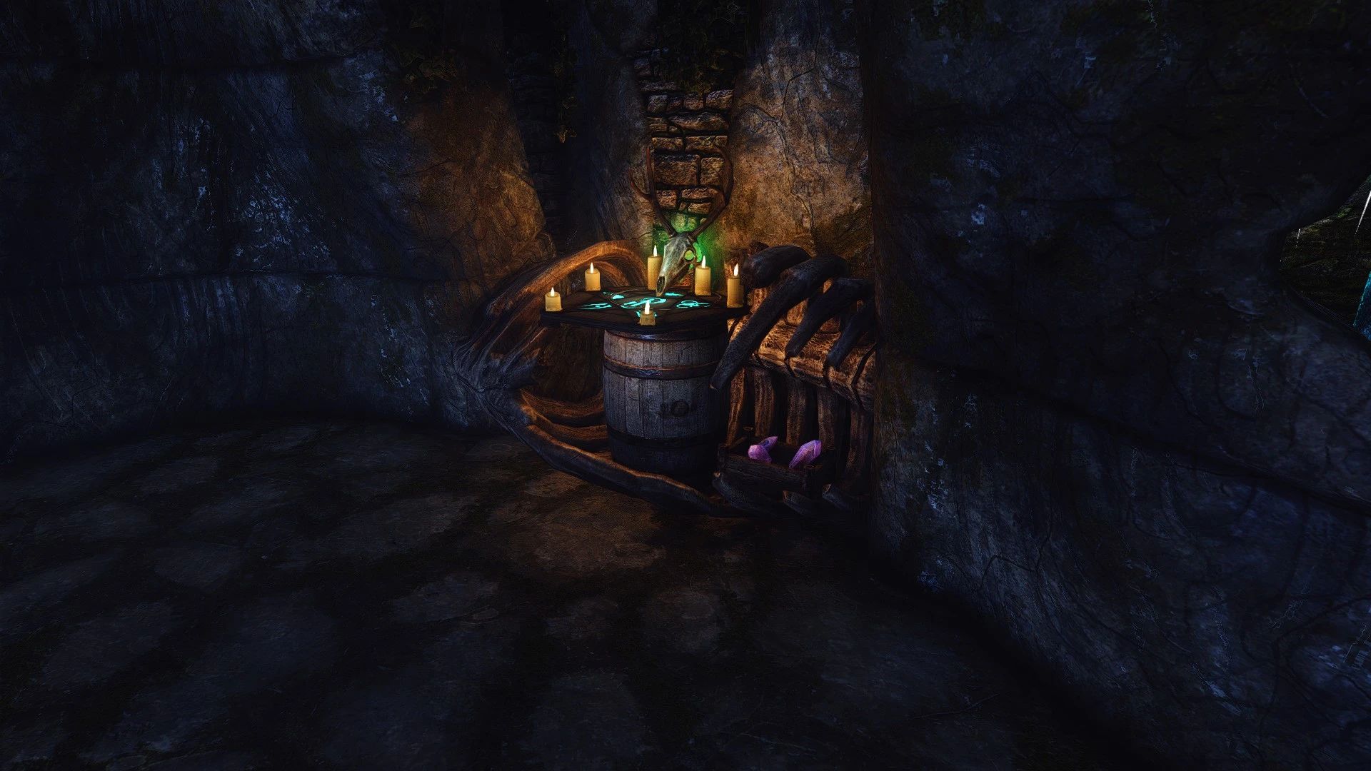 Necromancer Lair mod for The Elder Scrolls V: Skyrim Special Edition