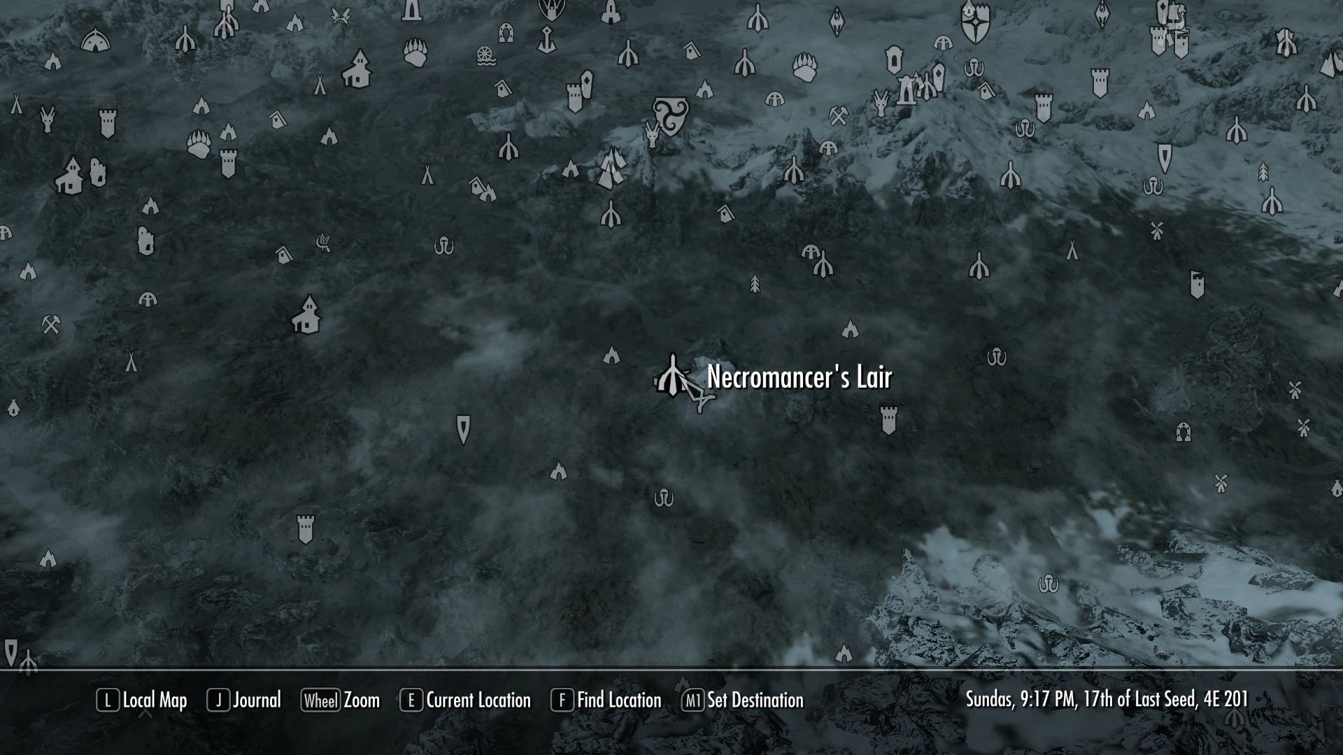 Necromancer Lair mod for The Elder Scrolls V: Skyrim Special Edition