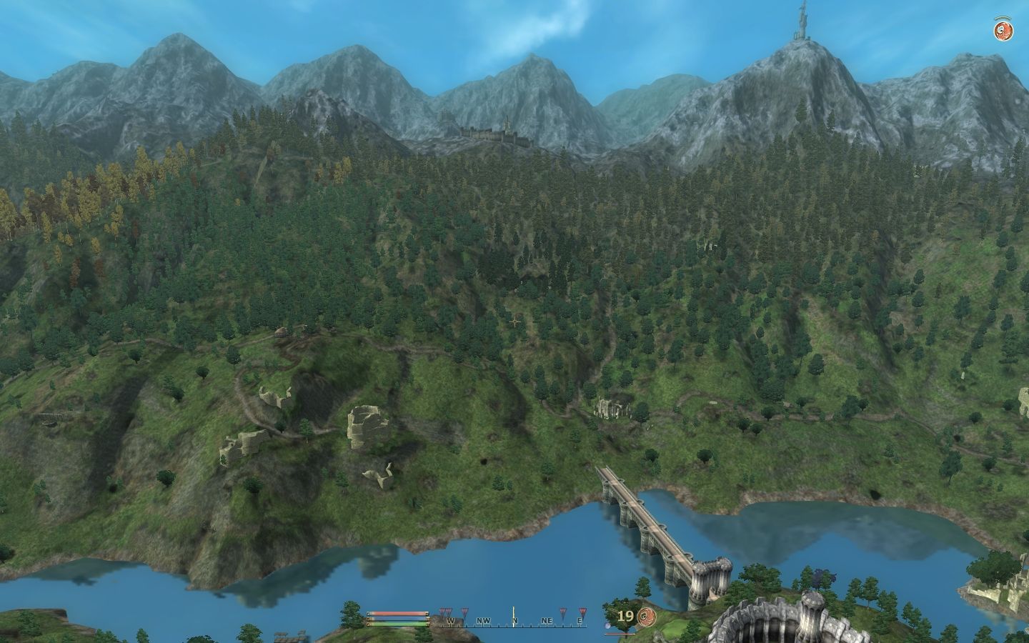 REALLY Almost Everything Visible When Distant mod for The Elder Scrolls IV: Oblivion