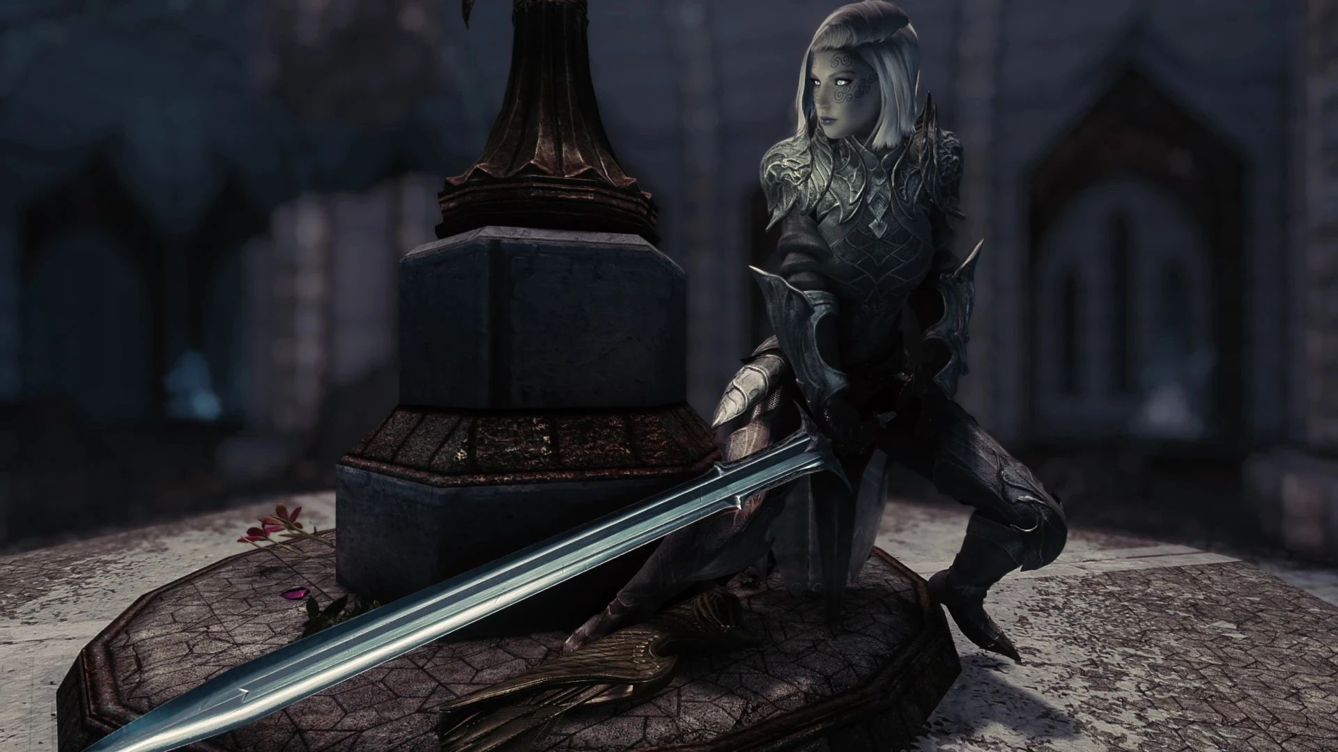 Occiglacies - Ancient Falmer Blade mod for Skyrim