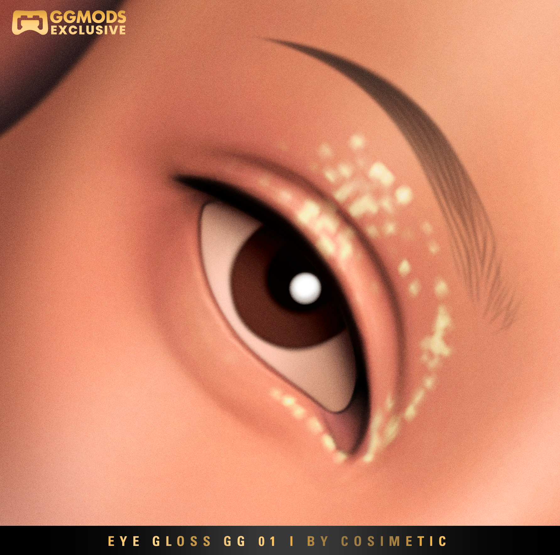 Gloss Veil Eye Gloss GG 01 mod for The Sims 4 