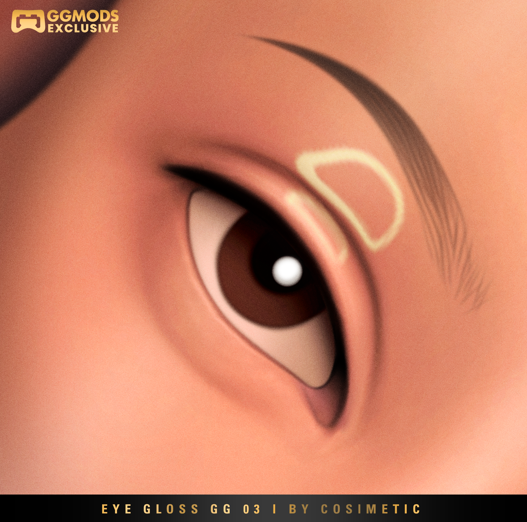 Liquid Halo Eye Gloss GG 03 mod for The Sims 4 