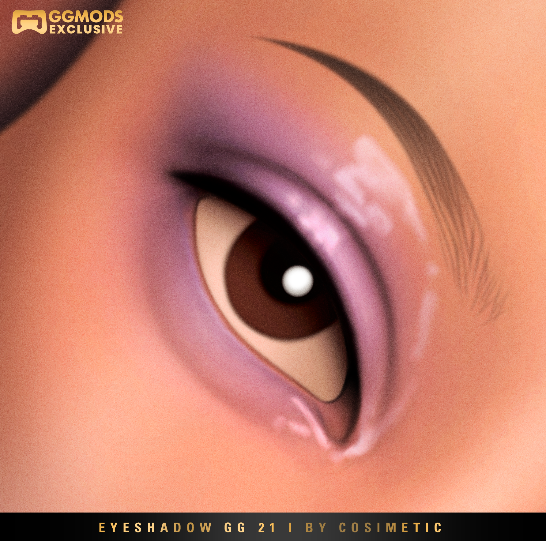 MM Liquid Shine Eyeshadow GG 21 mod for The Sims 4 