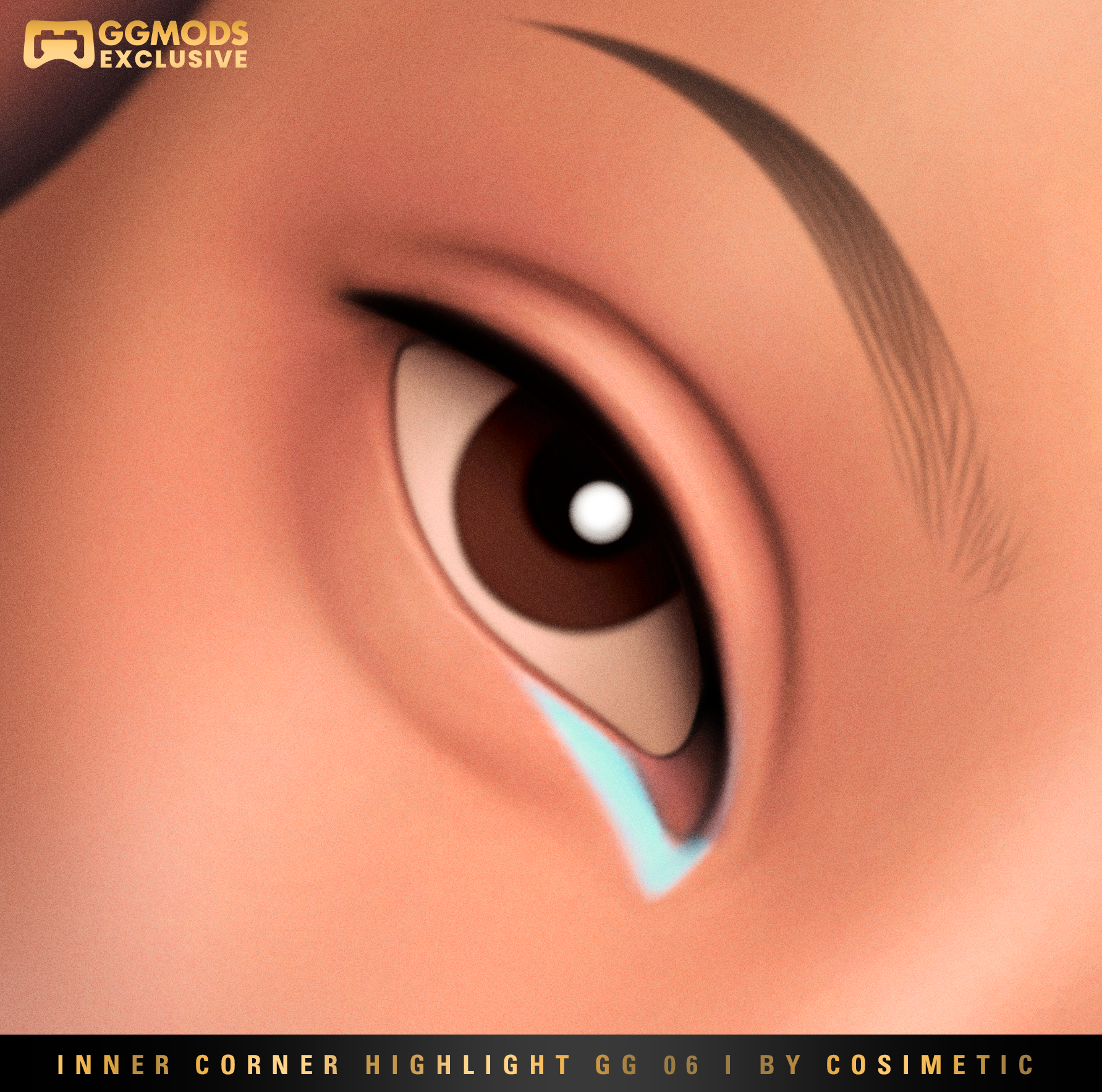 Inner Beam Highlight GG 06 mod for The Sims 4 