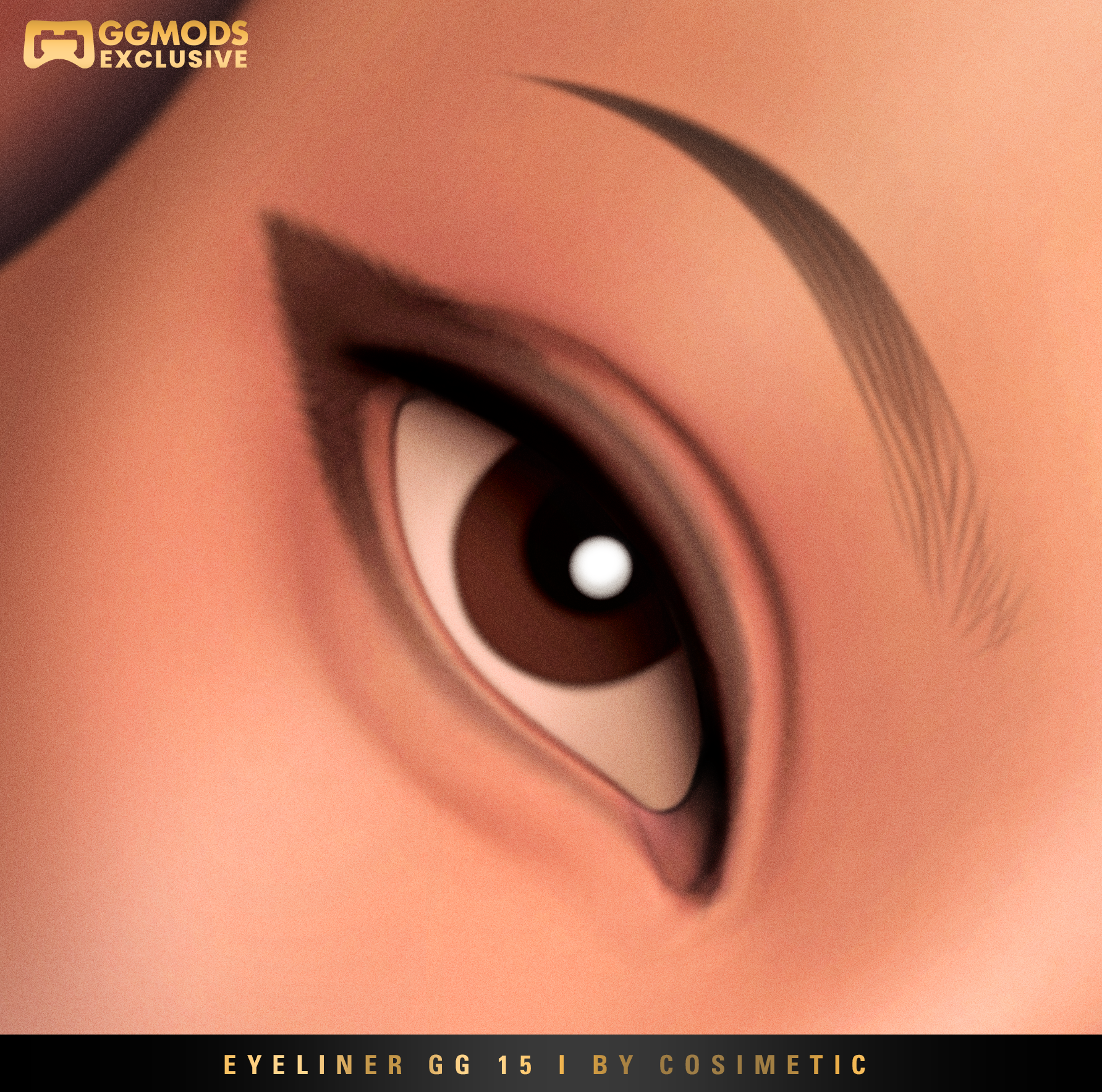 Sleek Precision Eyeliner GG 15 mod for The Sims 4 
