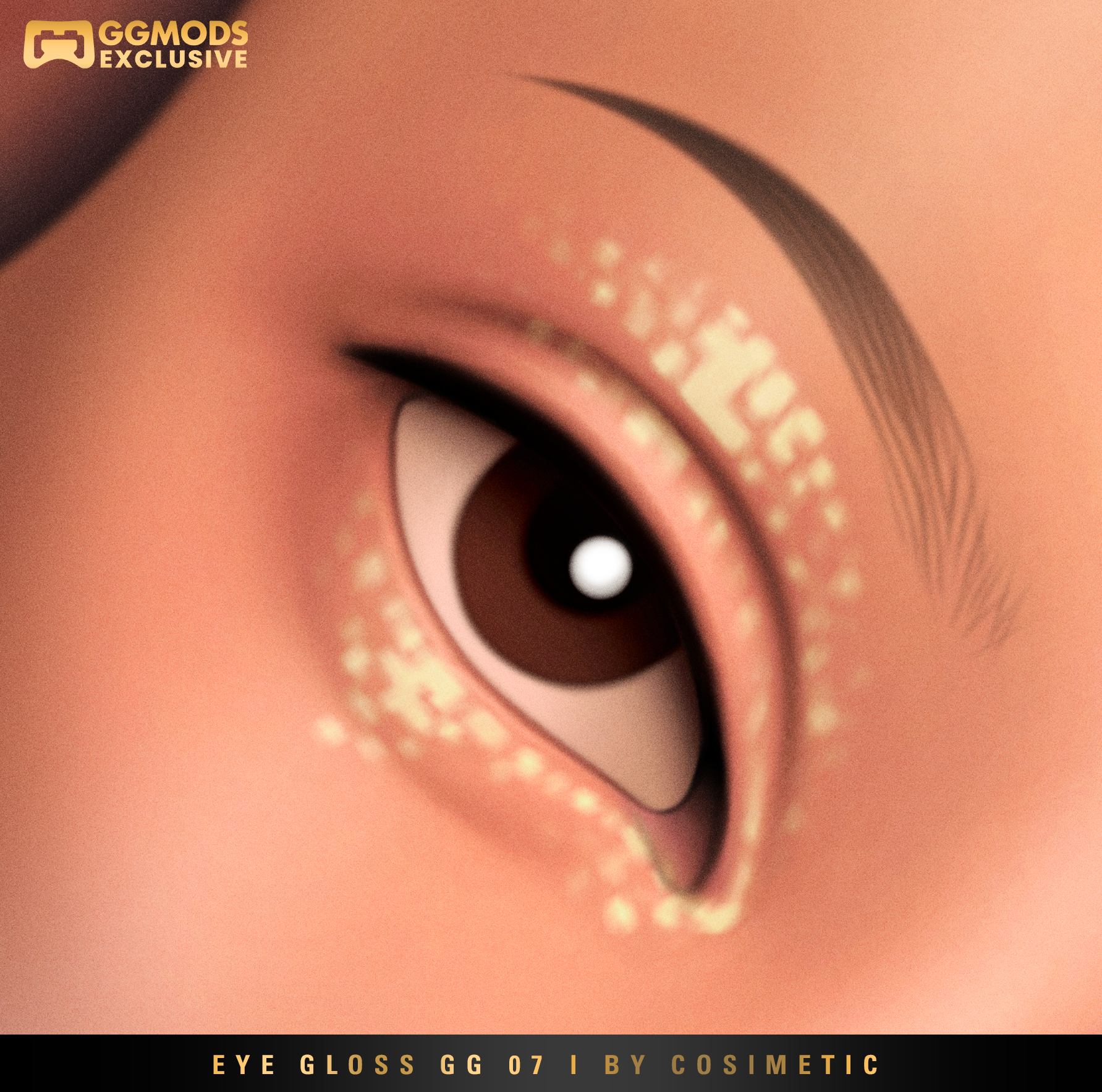 Prism Trace Eye Gloss GG 07 mod for The Sims 4 