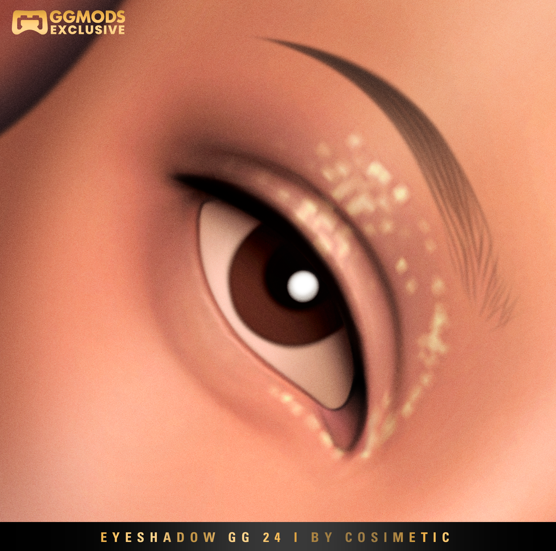 MM Liquid Pop Eyeshadow GG 24 mod for The Sims 4 