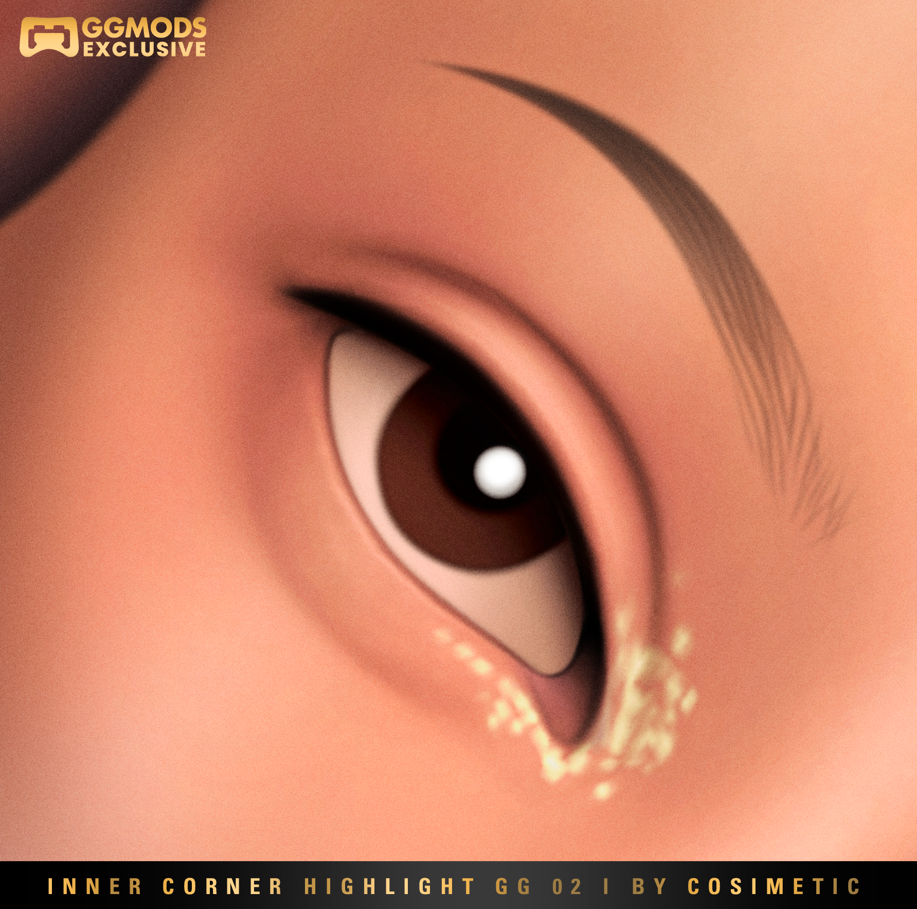 Inner Silk Glow Highlight GG 02 mod for The Sims 4 