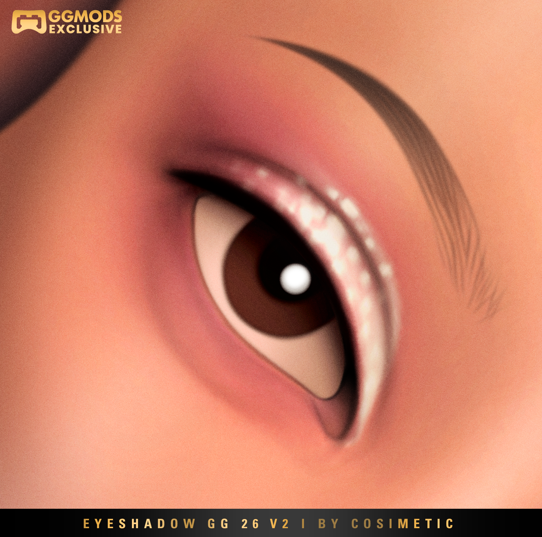 MM Whisper Blend Eyeshadow GG 26 V2 mod for The Sims 4 