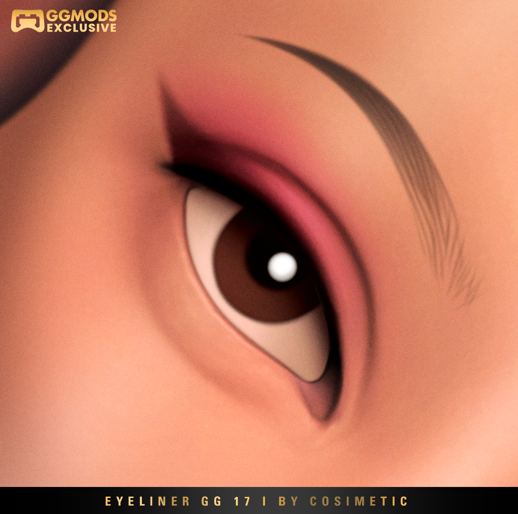 Smoke Trace Eyeliner GG 17 mod for The Sims 4 