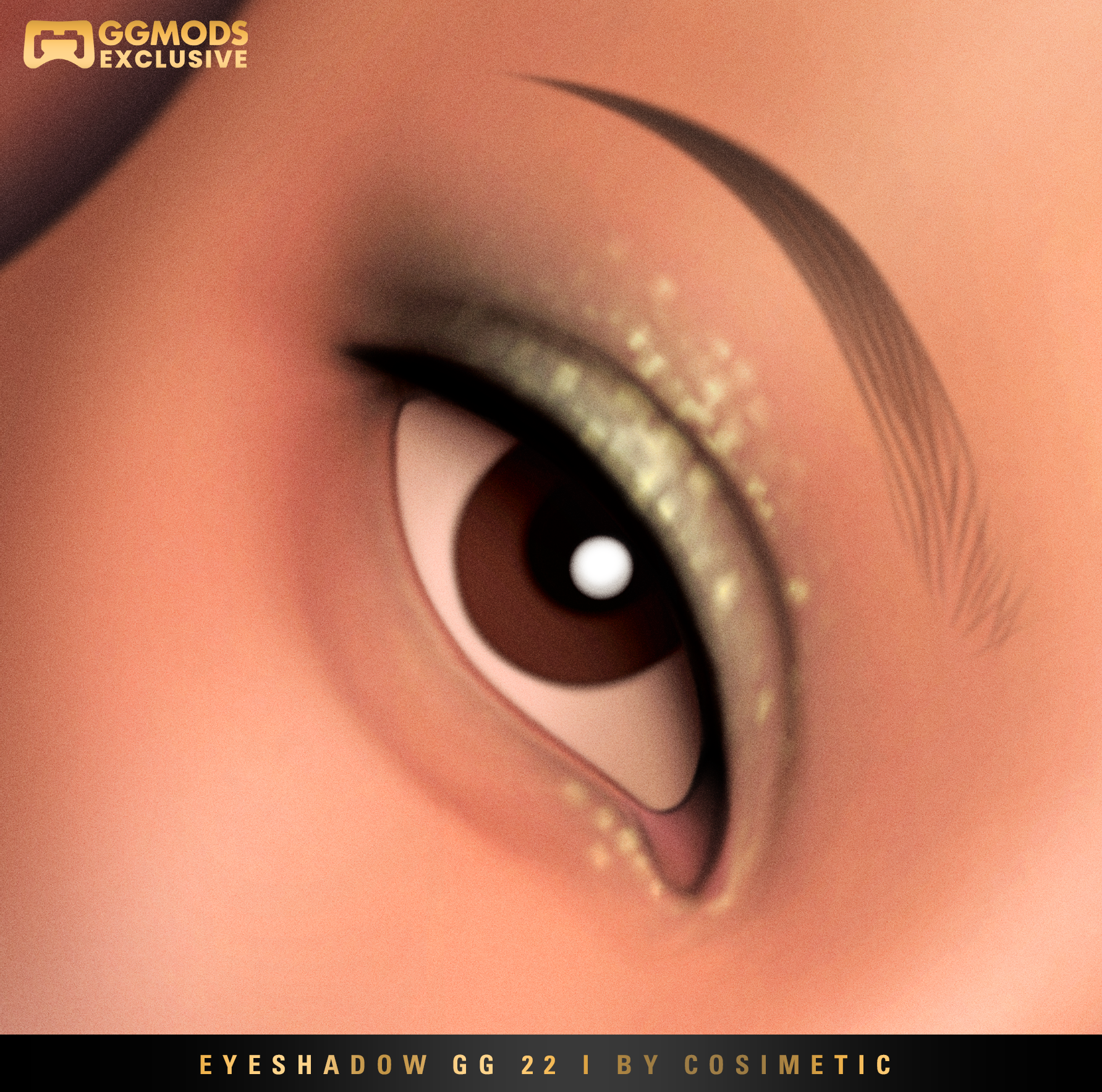 MM Candy Flush Eyeshadow GG 22 mod for The Sims 4 