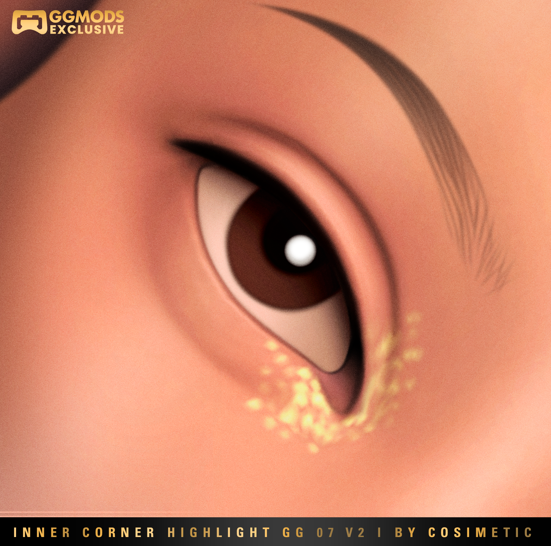 Inner Spark Cluster Highlight GG 07 V2 mod for The Sims 4 